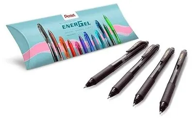 Zdjęcie produktu dla Długopis żelowy pentel energel 0 35 mm zielony do szkoły pracy 12 szt.