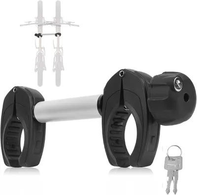 Obrázok produktu pre Držiak rámu bicykla 32 cm, uzamykateľný, hliník, pre nosič bicyklov, pre priemer rámu Ø 3-6 cm