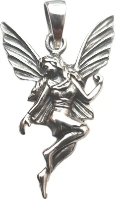 Produktbild von Anhänger Elfe Fee Engel Schmuck 925er Silber 34x22mm