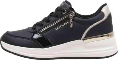 Obrázok produktu pre Skechers Sneakers 177341-BLK in Black Duraleather/ Metallic Suede color size 40