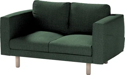 Produktbild von Dekoria Bezug für Norsborg 2-Sitzer Sofa, dunkelgrün, Norsborg 2-Sitzer Sofabezug