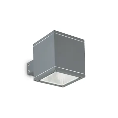 Zdjęcie produktu dla Ideal Lux lampa ścienna Snif Square Ap1 antracyt