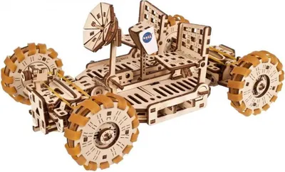 Produktbild von Mondrover der NASA 3D-Holzmodell - Detailliertes Bastelset