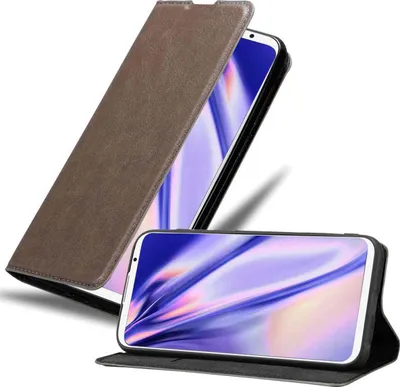 Obrázek produktu pro Cadorabo Case for MEIZU 16TH Protective Case in Brown Pouzdro na mobilní telefon s magnetickým zavíráním