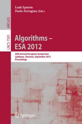 Obrázek produktu pro Algorithms -- ESA 2012