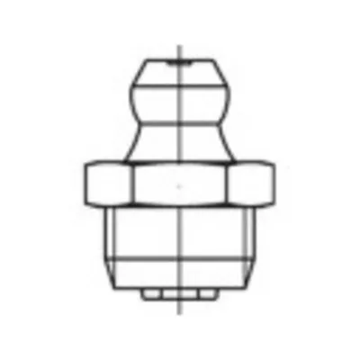 Zdjęcie produktu dla TOOLCRAFT Smarowniczki stożkowe ze stali ocynkowanej galwanicznie, klasa 5.8, M6, 100 szt.