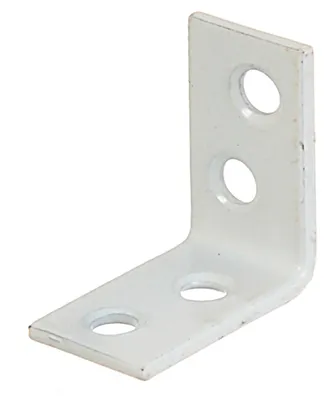 Produktbild von Alberts® Stuhlwinkel weiß beschichtet 25x25x14mmKarte à 4 St.