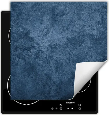 Produktbild von DarHaus Herdabdeckplatte 50x52 cm Anti Rutsch Matte Aufrollbar, blau - schiefer