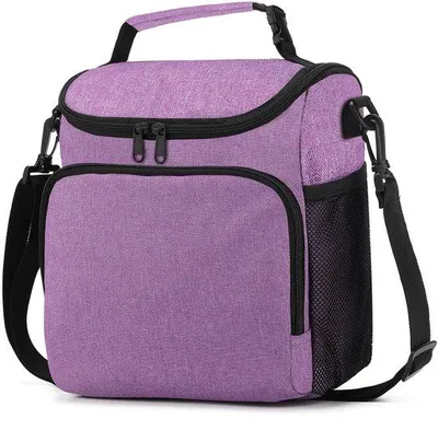 Produktbild von Isolierte Lunchbox 10L mit 5 Taschen, Schultergurt, für Arbeit, Schule