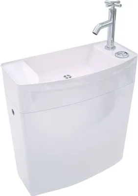 Produktbild von Wirquin 50720090, Chrom, Kunststoff, Weiß, Doppel, 380 mm, 180 mm