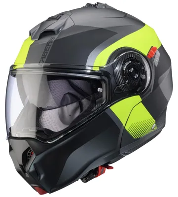 Obrázek produktu pro Caberg Duke Evo Indy sklopná helma, matně šedá/žlutá, L (59/60)