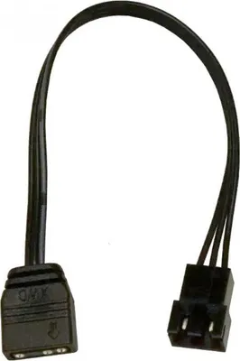 Produktbild von Alphacool 18604, 0,15 m, 3-polig, Molex (3-pin), Gerade, Gerade, Schwarz