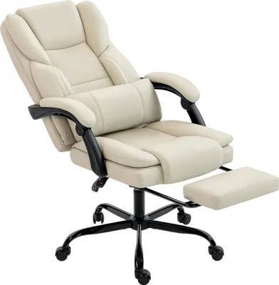 Obrázok produktu pre Kancelárska stolička HOMCOM, ergonomická stolička s nastaviteľným operadlom