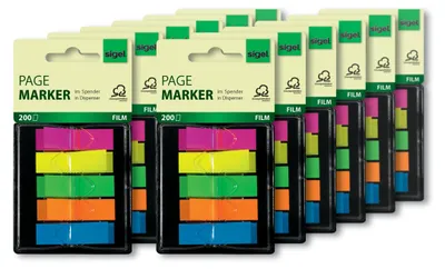 Folienmarker Mini, 12x200 Streifen, 5 Neonfarben