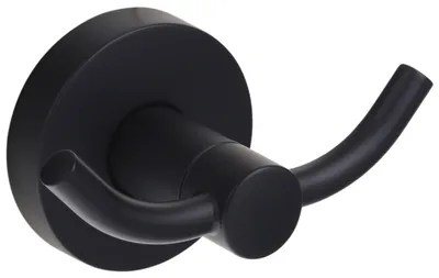 Produktbild von Handtuchhalter für Badezimmer, Wandhaken für Badezimmer und Küche, Schwarz