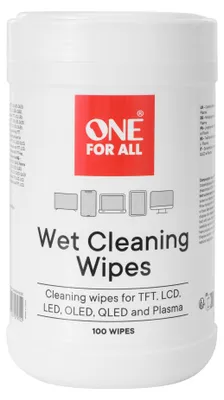 Zdjęcie produktu dla Ściereczki do czyszczenia One for All, 100 sztuk