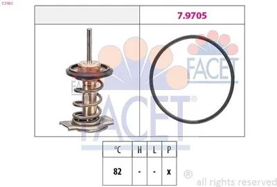 Produktbild von FACET Thermostat Kühlmittel 82°C für FIAT Ducato Kastenwagen (250, 290) Ducato Pritsche / Fahrgestell (250, 290) Ducato Bus (250, 290)