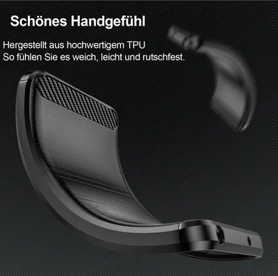 Produktbild von Xiaomi Redmi A3 Hülle Carbon Backcover Handyhülle Outdoor Stoßfeste Handy Tasche