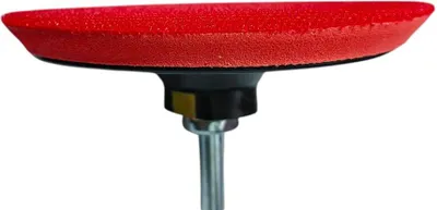 Obrázok produktu pre Flexibilná podložka s suchým zipsom pre uhlovú brúsku/vŕtačku 125 mm s priemerom závitu M14 + adaptér