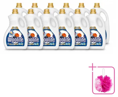 Produktbild von 12 x Woolite Flüssigwaschmittel Alle Textilien mit Keratin – 1,5 l - Sparpackung - 12 Stücke