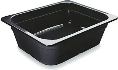 Zdjęcie produktu dla LACOR SCHWARZ BEHALTER Melamina GN 1/2X65MM, Czarny, 33 x 27 x 7 cm