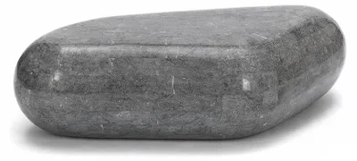 Produktbild von Sasso medium - Couchtisch (52 x 98 x 27 h) aus grauem Fossilstein