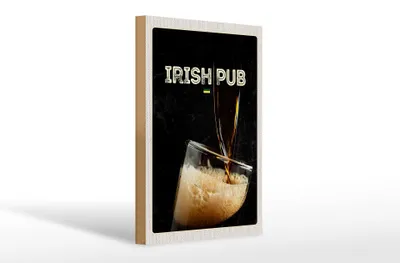 Produktbild von Holzschild Reise 20x30cm Irland Bier feiern
