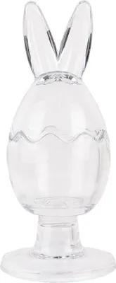 Immagine prodotto di Clayre & Eef Vaso di vetro Uovo Ø 9x22 cm Vetro trasparente