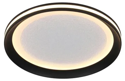 Obrázek produktu pro Kruhový LED stropní svítidlo Artizo, černé, 18 W, bílé stmívatelné, 2200 lm, kov, rozměry: 6 × 30,2 × 30,2 cm, IP20, Italux