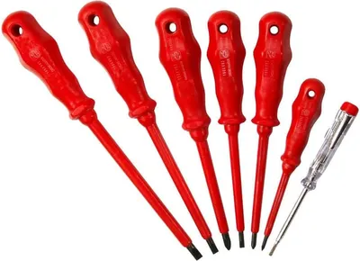 Produktbild von SW-Stahl 31610L Schraubendrehersatz, Elektro, 7-teilig