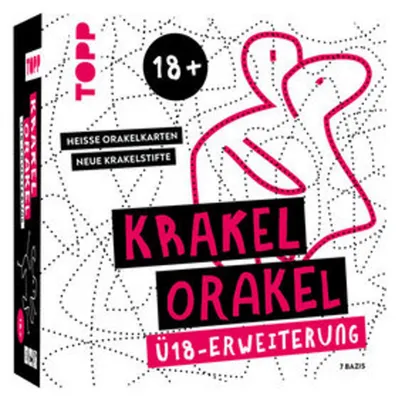 Produktbild von Krakel-Orakel Ü18-Erweiterung - Heiße Orakelkarten, neue Krakelstifte