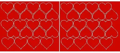 Immagine prodotto di Adesivi a forma di cuore per San Valentino, 5 cm, 40 pezzi, rosso brillante