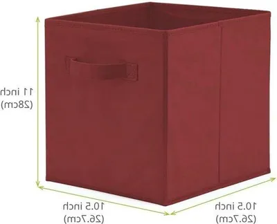 Image de Boîtes de rangement pliables, lot de 6, 267 x 267 x 28 cm, pour chambre d'enfant