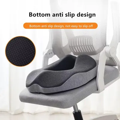 Produktbild von STUNQ® Ergonomisches Memory Foam Donut Sitzkissen – Komfortkissen für Büro, Steißbein, Hämorrhoiden, Ischias