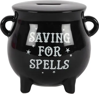 Immagine prodotto di Something Different - Salvadanaio, Cauldron SD3470 (taglia unica) (nero)