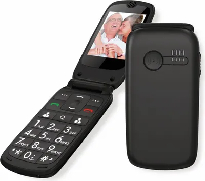 Produktbild von Universum MP 400-C Klapphandy | Seniorenhandy | 2,4 Zoll Display | 2G Quadband | Notruf und SMS | Bluetooth 3.0
