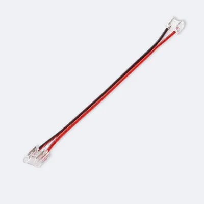 Produktbild von Doppelter Clip-Verbinder mit Kabel für LED-Streifen 24/48V DC SMD IP20 Breite 10mm 10 mm