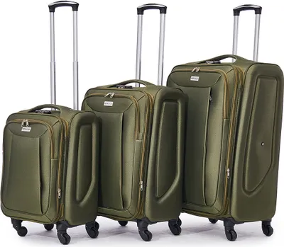 Produktbild von EG VS-129|VERTICAL STUDIO "Tromso" 20" 24" 28" Stoffkoffer 3er-Set grün