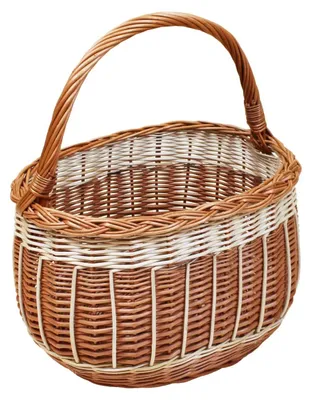 Productafbeelding van Ecologische Wicker Winkelmand 37 x 17 H 21/40 cm