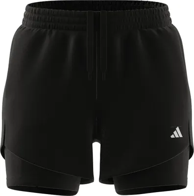 Produktbild von adidas AEROREADY MADE FOR TRAINING MINIMAL 2in1 Damen Trainingsshorts schwarz schwarz S