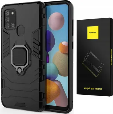 Obrázek produktu pro Pouzdro na telefon SPACECASE X-ring pro Galaxy A21s Černá