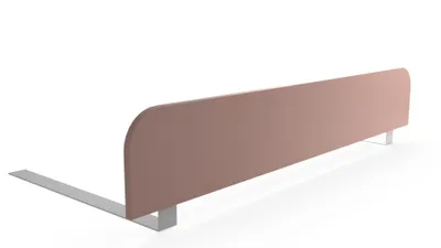 Obrázek produktu pro regalik zábrana proti pádu z postele 120x20 cm - růžová Robustní ochrana proti pádu bez vrtání - Snadná instalace pod matraci