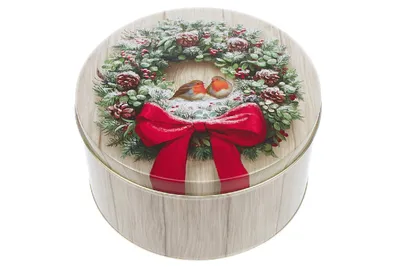 Produktbild von GAWOL Gebäckdose Rotkehlchen Ø18cm H 9,5cm