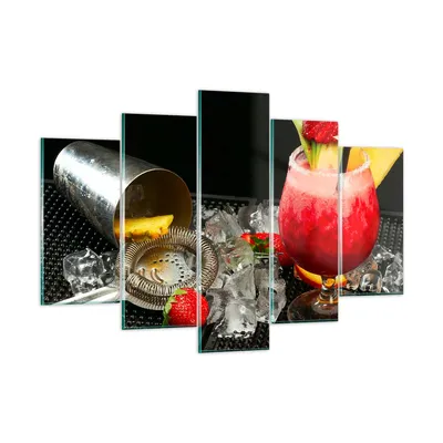 Produktbild von Bilder auf glas - Alkohol aperitif cocktail getränk - 150x100cm - Glasbilder - Wandbilder - Kunstdruck - Wanddekoration aus Glas - Glas Bilder - Wandbild auf Glas - GEA150x100-2257