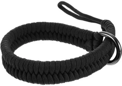 Image de Bracelet en nylon pour appareils photo - compatible avec toutes les grandes marques d'appareils photo - universel - noir