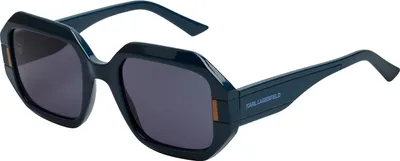 Produktbild von Karl Lagerfeld Breite rechteckige Damen-Sonnenbrille KL6124S