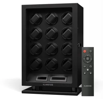 Obrázek produktu pro Klarstein Verdon 12 hodinkových navíječů, 12 hodinek, 3 režimy, 5 rychlostí, LED, dálkové ovládání