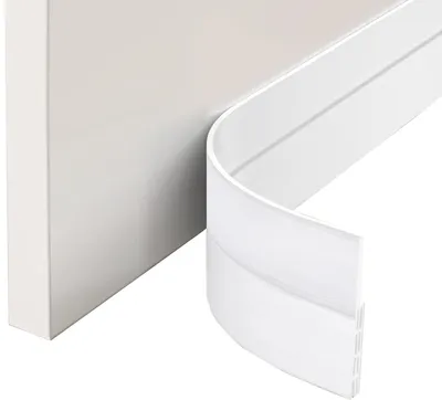 Imagen del producto de Burlete para puertas autoadhesivo - Sellado de puertas - 100 x 5 cm - Negro - Para ventanas y puertas