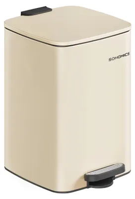 Produktbild von SONGMICS Mülleimer Küche, 20 Liter Tretmülleimer, Stahl, Softclose – sandbeige
