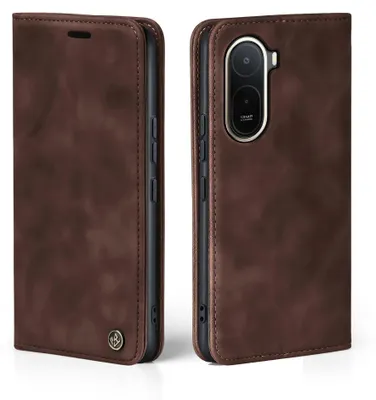 Produktbild von Handy Hülle für Xiaomi Redmi A7 Pro Klapphülle Bookcase Flip Cover Handy Tasche Etui Farbe: Dunkelbraun